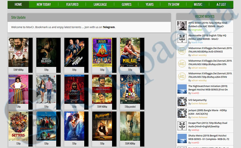 Movcr - Download Movies, Tv Shows & Musics Torrent Website