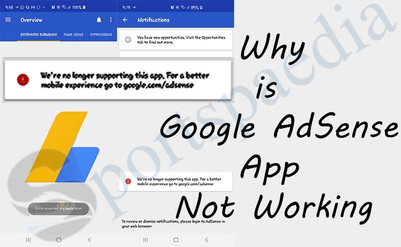 Why is Google AdSense App Not Working