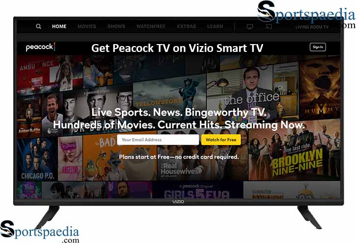 Get Peacock TV on Vizio Smart TV