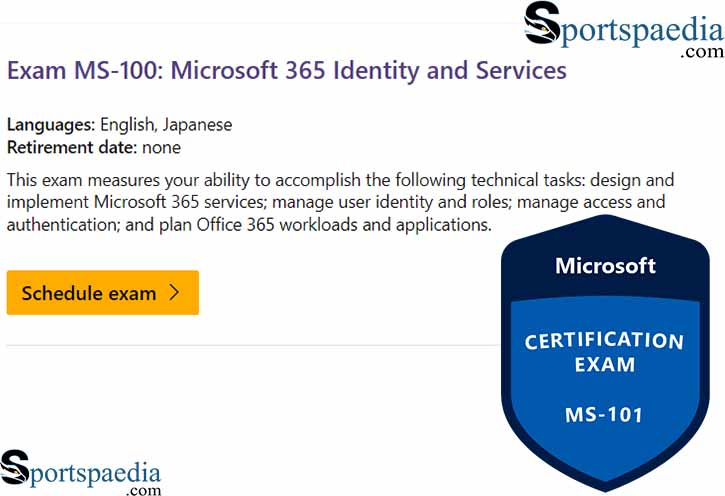 MICROSOFT MS-101 Certification